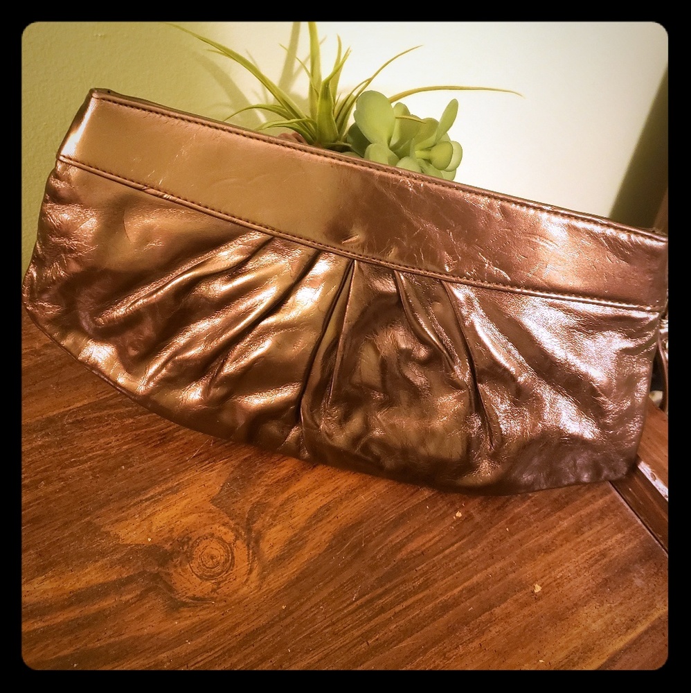 Shiny Brown Clutch